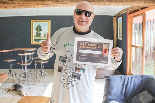 Aluno com certificado